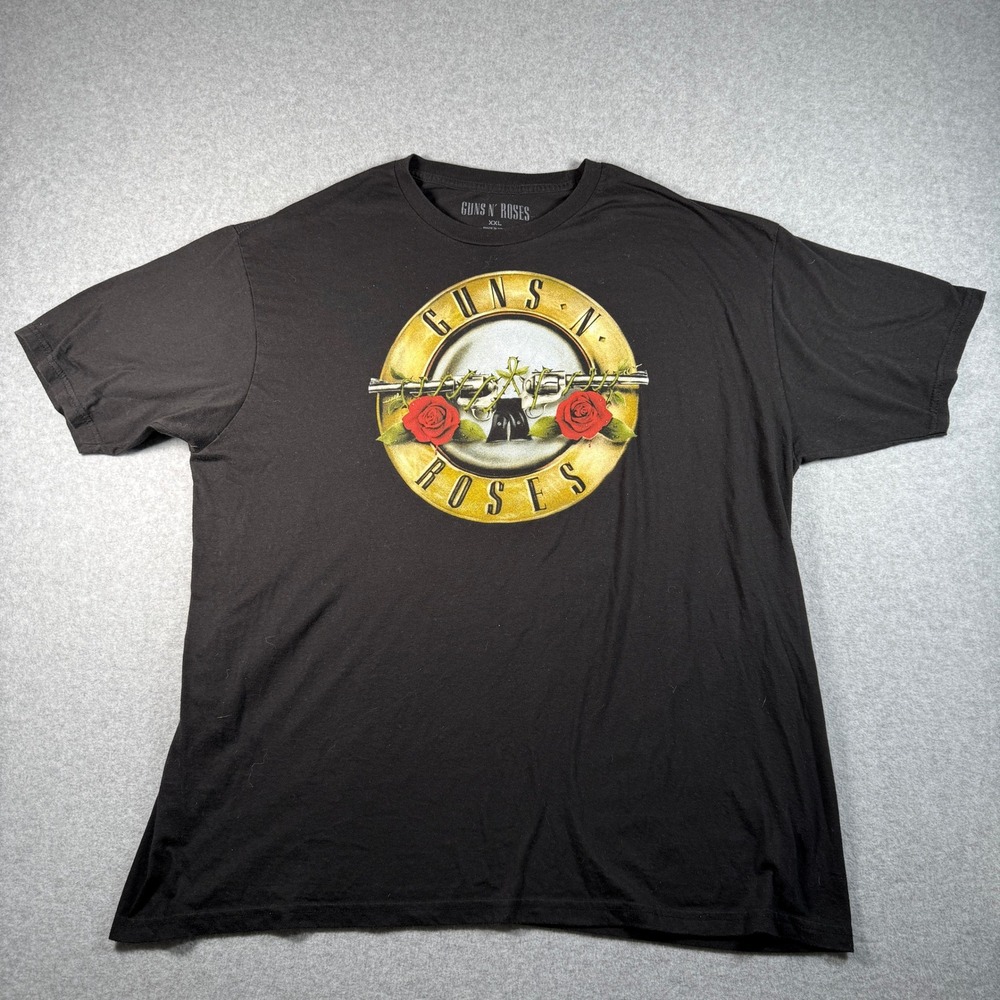Guns N' Roses T‑Shirt Men's XXL Black 2020 Graphic Band Tee Bravado